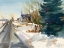 Picture of CONGREGATIONAL CHURCH IN WINTER