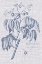 Picture of NAVY AND LINEN BOTANICAL IX
