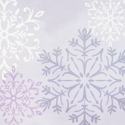 Picture of PASTEL SNOWFLAKES I