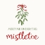 Picture of MISTLETOE WISHES I