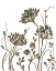 Picture of SEPIA PETAL SILHOUETTES II