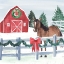 Picture of CHRISTMAS FARM II