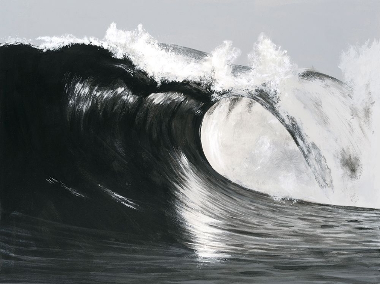 Picture of BLACK AND WHITE WAVES III