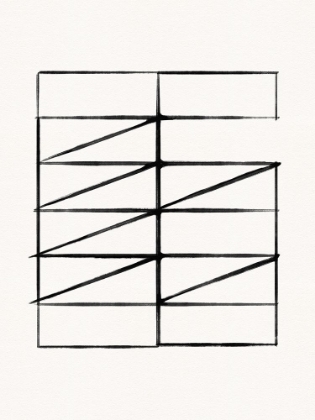 Picture of ABSTRACT INK GRID I