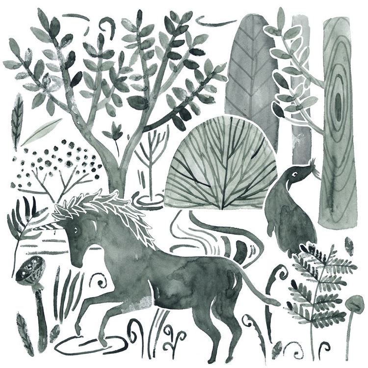 Picture of FOREST ANIMALS II