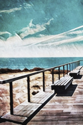 Picture of WOODEN PIER MEETS BLUE SKIES I