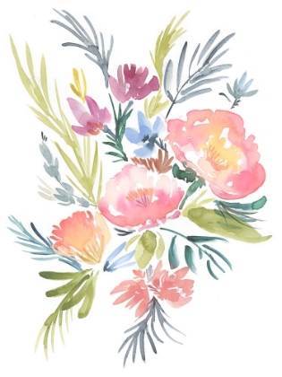 Picture of PASTEL FLORAL BOUQUET II