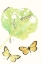 Picture of ANTIQUE BUTTERFLIES AND LEAVES II