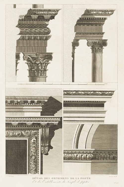 Picture of ANTIQUE ARCHITECTURAL DETAILS I