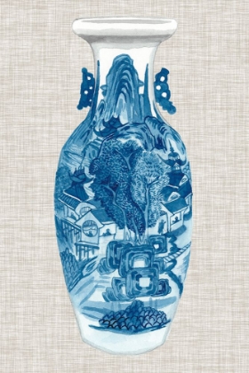 Picture of MING VASE ON LINEN I