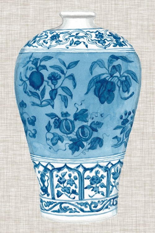 Picture of MING VASE ON LINEN II