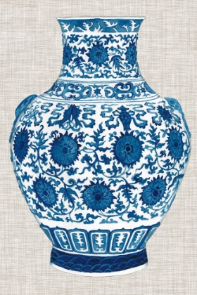 Picture of MING VASE ON LINEN V