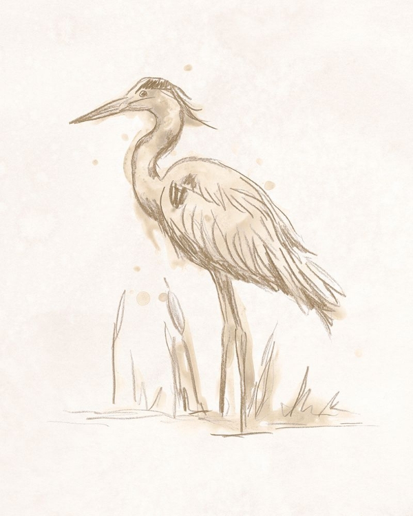 Picture of SEPIA HERON I