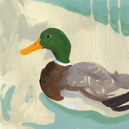 Picture of BATHING MALLARD II