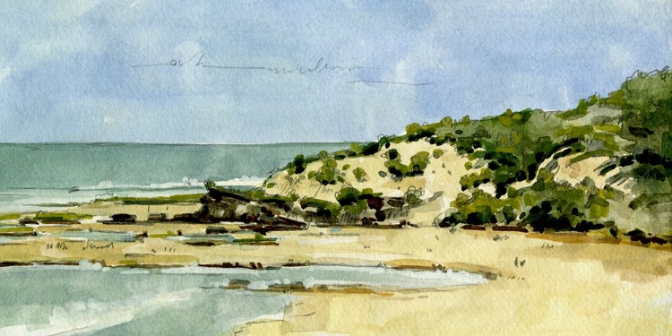 Picture of COASTAL SKETCH II