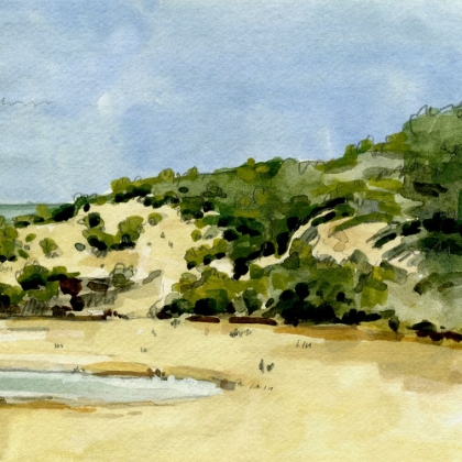 Picture of COASTAL SKETCH VI
