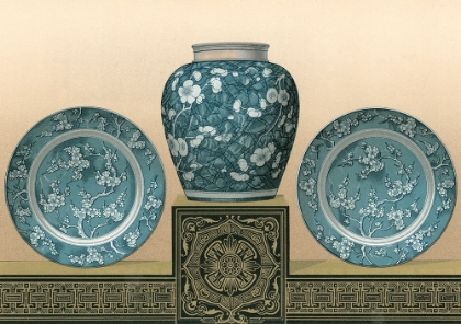 Picture of PORCELAIN IN TEAL I