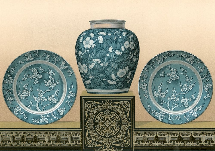 Picture of PORCELAIN IN TEAL I