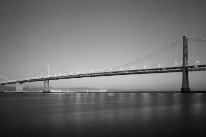 Picture of SAN FRANCISCO-OAKLAND BAY BRIDGE AT DAWN