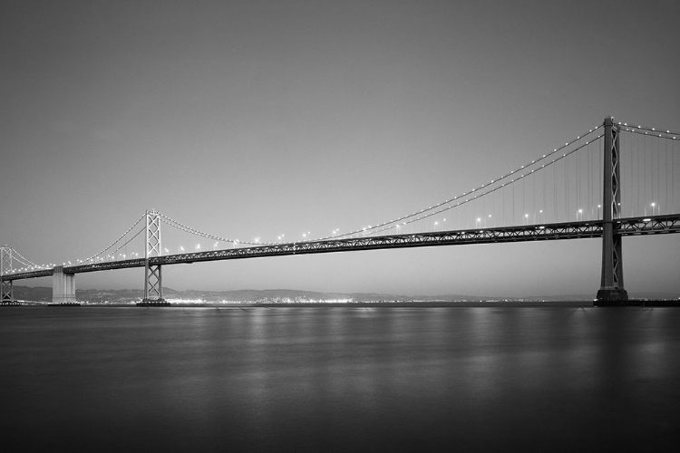 Picture of SAN FRANCISCO-OAKLAND BAY BRIDGE AT DAWN