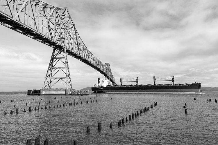 Picture of A FREIGHT SHIP ON THE COLUMBIA RIVER