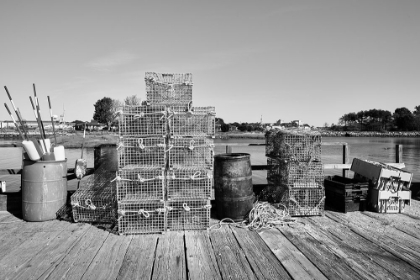 Picture of LOBSTER TRAPS-PORTSMOUTH DOCKS-NEW HAMPSHIRE