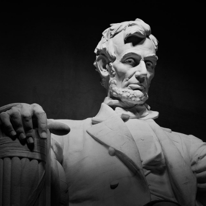 Picture of LINCOLN MEMORIAL STATUE BY DANIEL CHESTER FRENCH