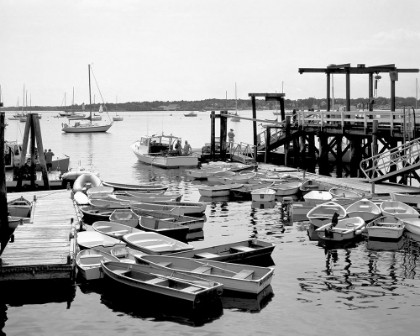 Picture of BOATS CONGREGATE AT THE KITTERY POINT-MAINE