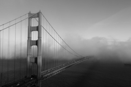 Picture of FOG ROLLS ACROSS THE GOLDEN GATE BRIDGE IN SAN FRANCISCO