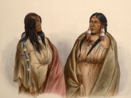 Picture of WOMAN OF THE SNAKE TRIBE AND WOMAN OF THE CREE TRIBE