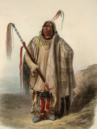 Picture of A MINATARRE OR BIG-BELLIED INDIAN