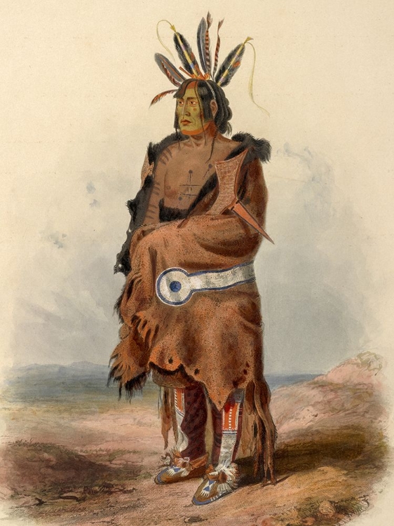 Picture of AN ARRIKARA INDIAN WARRIOR