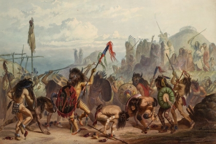 Picture of BISON DANCE OF THE MANDAN INDIANS