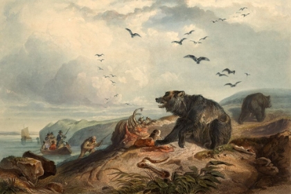 Picture of HUNTING OF THE GRIZZLY BEAR