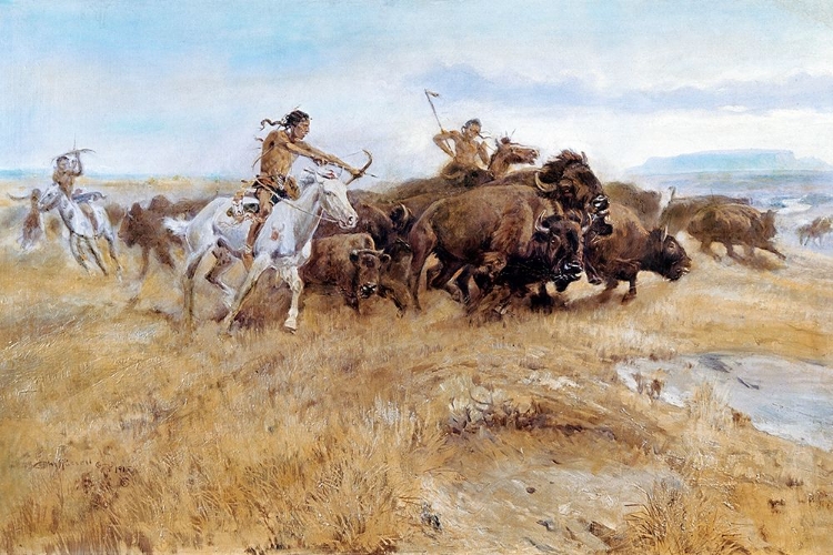 Picture of THE BUFFALO HUNT