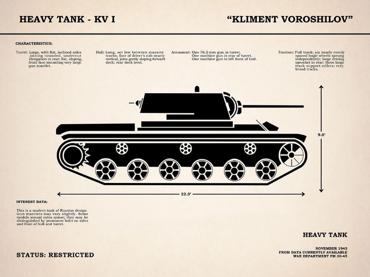 Picture of KV1 HEAVY TANK