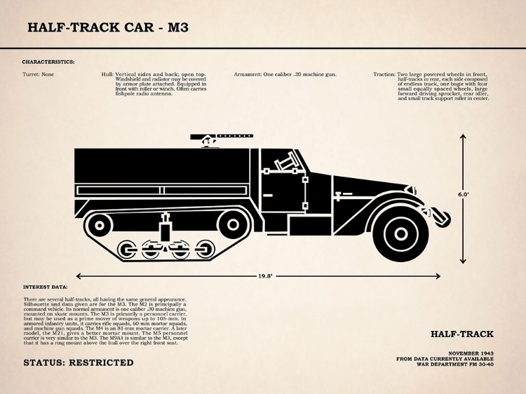 Picture of M3 HALF TRACK CAR
