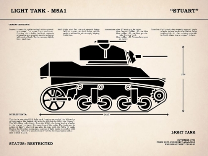 Picture of M5A1 LIGHT TANK