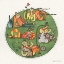 Picture of GREEN CIRCLE WITH RELAXING PEOPLE