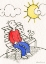 Picture of MAN SITTING ON A BENCH ENJOYING SUN