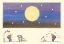 Picture of MAN TAKING A SHOWER UNDER THE MOON