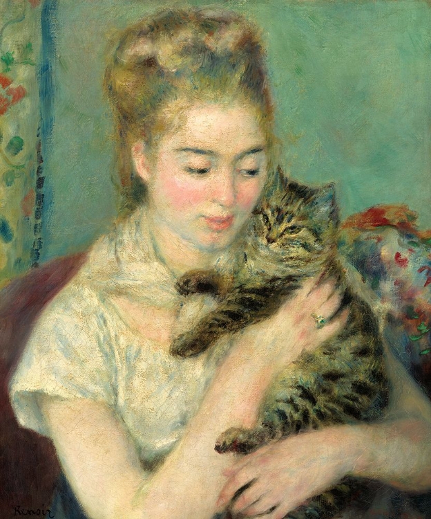Picture of WOMAN WITH CAT (FEMME AU CHAT)-1875