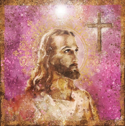 Picture of JESUS ROCK STAR PINK