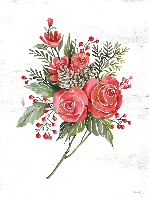 Picture of ROSE CHRISTMAS BOTANICAL