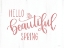 Picture of HELLO BEAUTIFUL SPRING (BUTTERFLY)