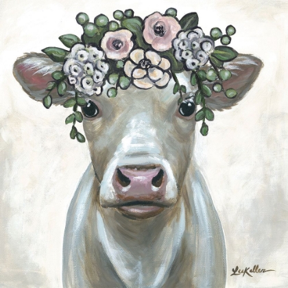 Picture of MILKSHAKE COW WITH FLOWERS