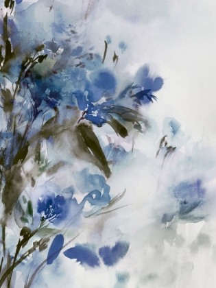 Picture of BLUE FLOWERS II