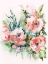 Picture of FRESH PINK FLORALS II