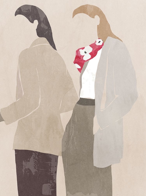 Picture of WOMAN IN SCARF I 