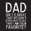 Picture of FATHERS DAY SENTIMENT BLACK III-FAVORITE